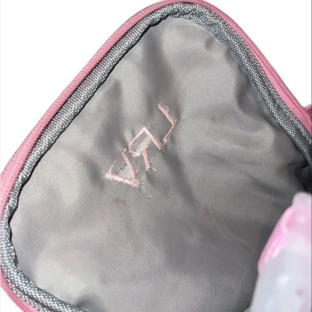 Pottery Barn Kids Navy Blue & Pink Monogrammed‎ Rainbows Girls Backpack